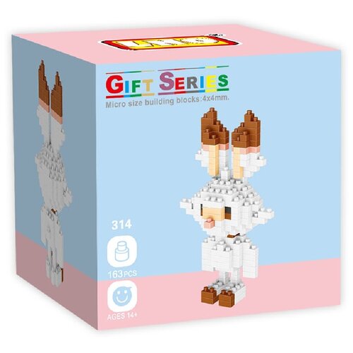 Конструктор Wisehawk  & LNO Покемон Баннелби 163 детали NO. 314 Bunnelby Pokemon Gift Series