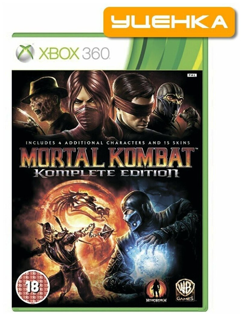 Xbox 360 Mortal Kombat Komplete Edition.
