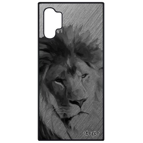 фото Чехол на смартфон galaxy note 10 plus, "лев" король саванна utaupia