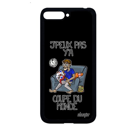 фото Чехол на телефон huawei y6 2018, "не могу - кубок мира!" комикс юмор utaupia
