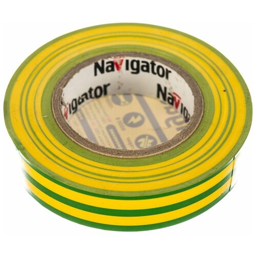 Изолента ПВХ Navigator 15мм 20м желто-зеленый NIT-B15-20/YG 71108