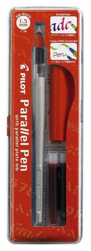 Ручка перьевая для каллиграфии PILOT Parallel Pen, 1,5 мм FP3-15-SS