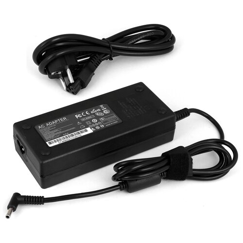 Зарядка (сетевой адаптер блок питания) для ноутбука Asus 19V 9.5A 180W штекер: 5.5 x 2.5 мм (сетевой кабель в комплекте)