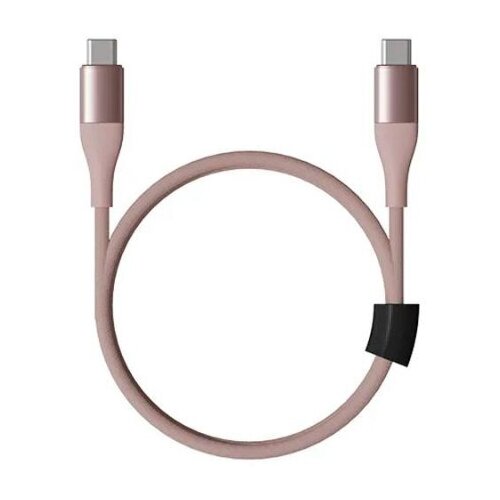 Кабель Type-C - Type-C, 1 м, Xiaomi SOLOVE, розовый, DW3 Pink RUS кабель переходник usb c 3 1 usb 2 0 type c type b для принтера синтезатора midi клавиатуры жесткого диска 1 метр нейлон