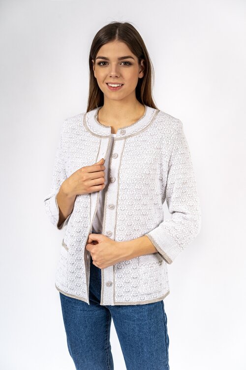 Жакет женский вязаный ANRI knitwear Ж0422 из хлопка 50р