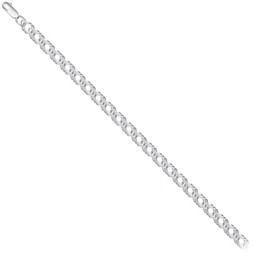 Браслет Krastsvetmet браслет из серебра нб22-203-3 диаметром проволоки 0,6, серебро, 925 проба, родирование, длина 16 см.