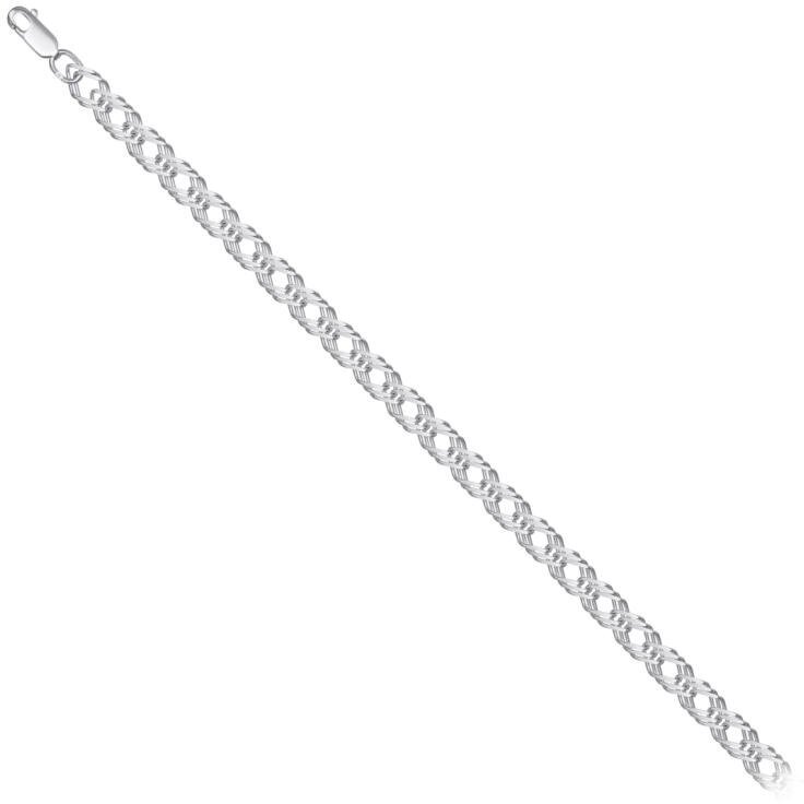 Браслет Krastsvetmet браслет из серебра нб22-203-3 диаметром проволоки 0,5, серебро, 925 проба, родирование