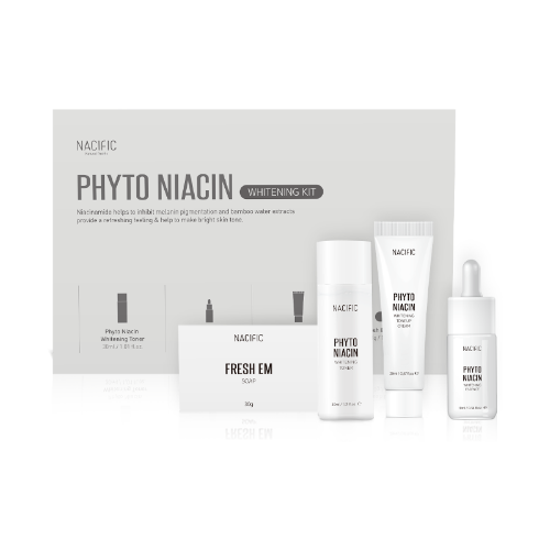 фото Nacific phyto niacin whitening kit набор миниатюр линейки с ниацином