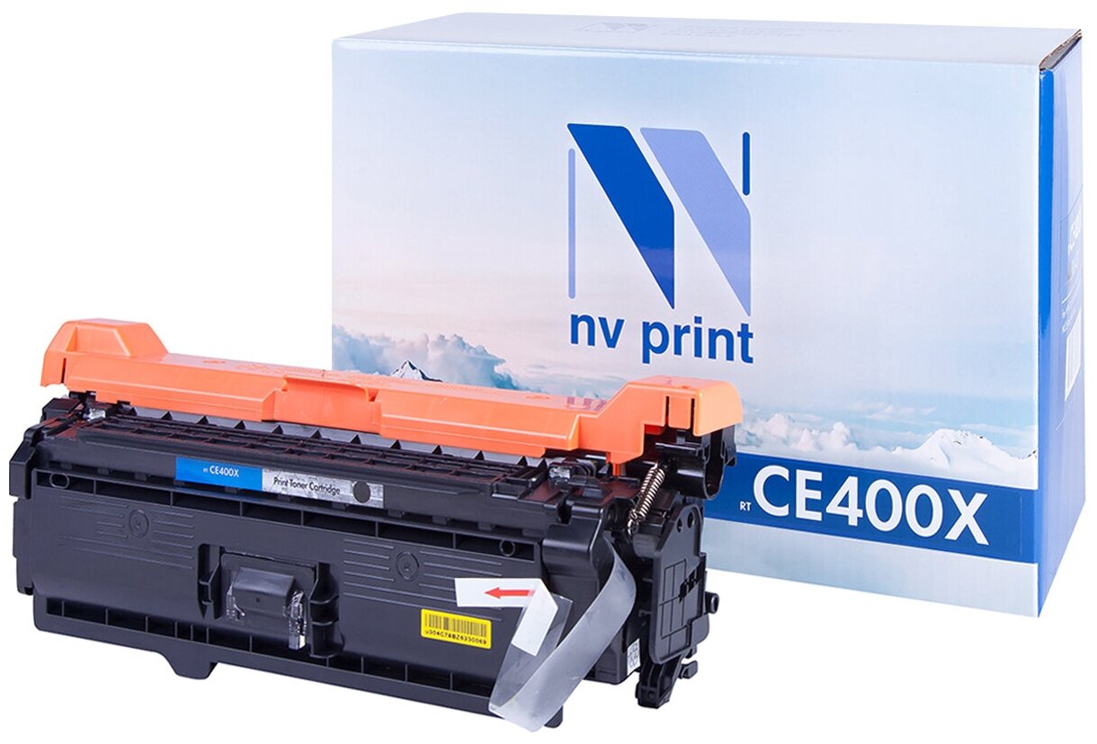 Лазерный картридж NV Print NV-CE400XBk для HP LaserJet Color M551n, M551xh, M551dn, M570dn, M570dw (совместимый, чёрный, 11000 стр.)