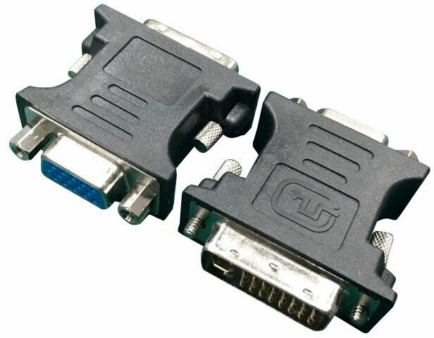 Cablexpert Переходник DVI-VGA 29M/15F черный пакет (A-DVI-VGA-BK)