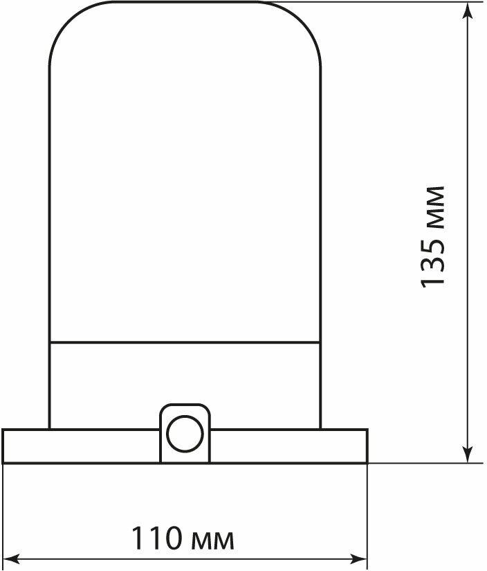 Светильник TDM НПБ400 для сауны настенно-потолочный белый, IP54, 60Вт SQ0303-0048