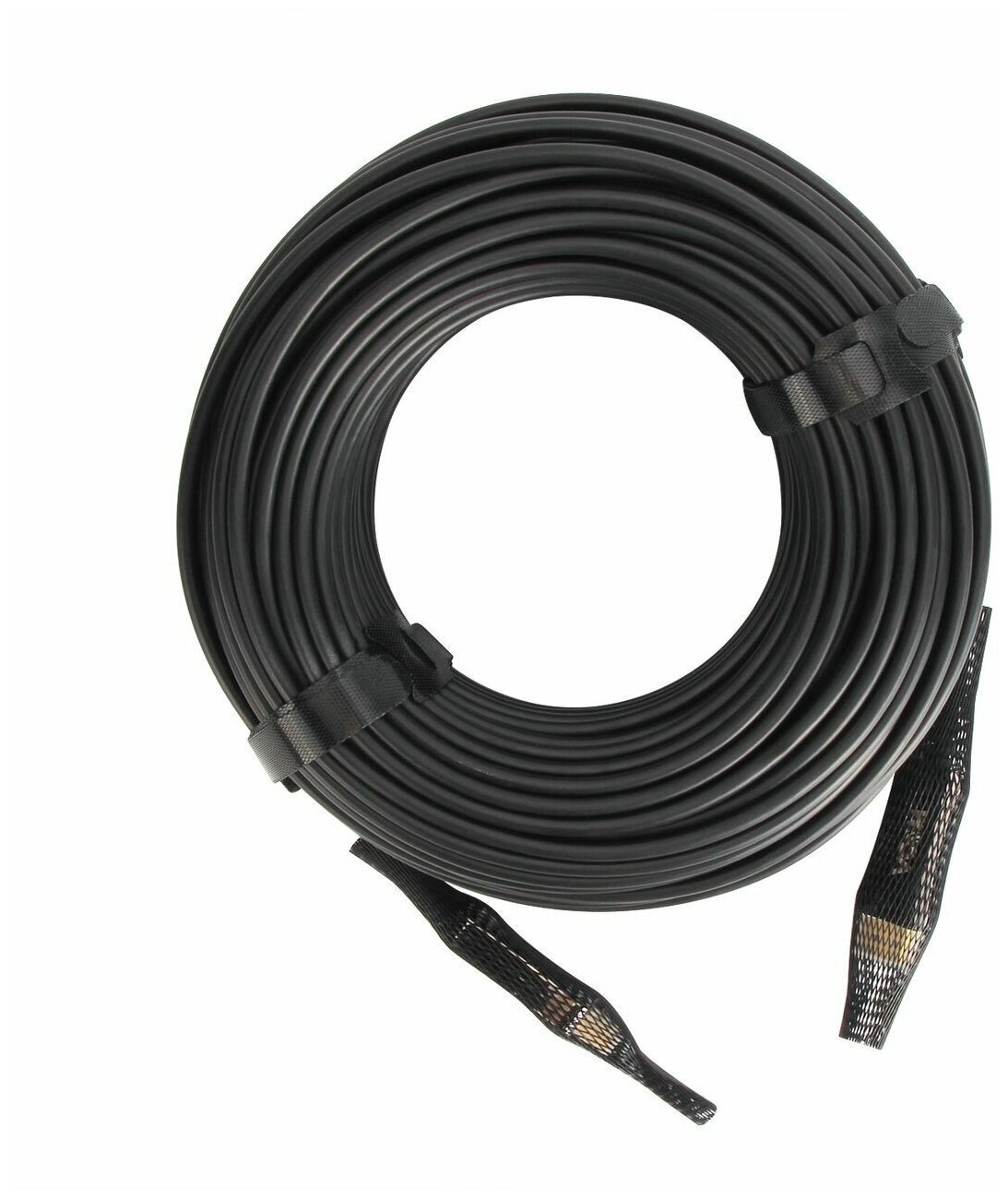 Кабель аудио-видео VCOM, HDMI (m) - HDMI (m) , ver 2.0, 30м, GOLD черный [d3742a-30m] Noname - фото №6