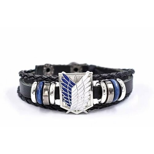 Плетеный браслет GAMEМЕРЧ, черный матовый