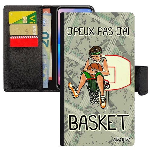 фото Чехол-книжка на смартфон iphone xr, "не могу - у меня баскетбол!" стадион спорт utaupia