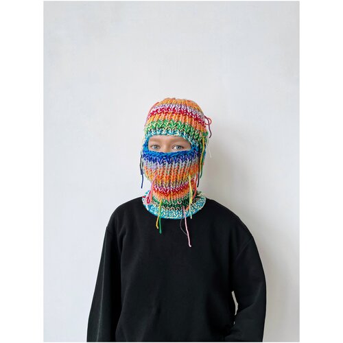 Объемная балаклава с нитками-конфетти #8 Evgrafova