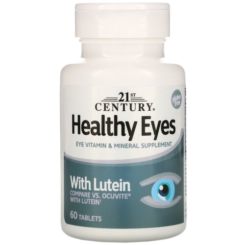 Таблетки 21st Century Healthy Eyes with Lutein, 110 г, 60 шт.