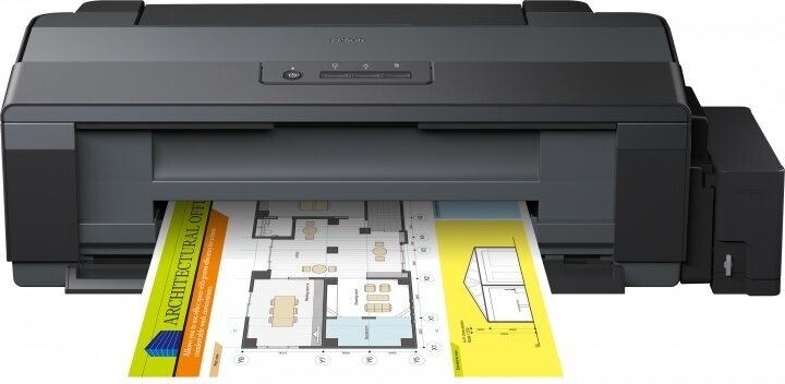 Принтер струйный Epson L1300 цветная печать, A3+, цвет черный [c11cd81401/403/504]