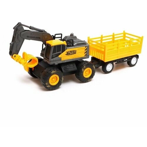 Экскаватор инерционный Стройка с прицепом 1098₽