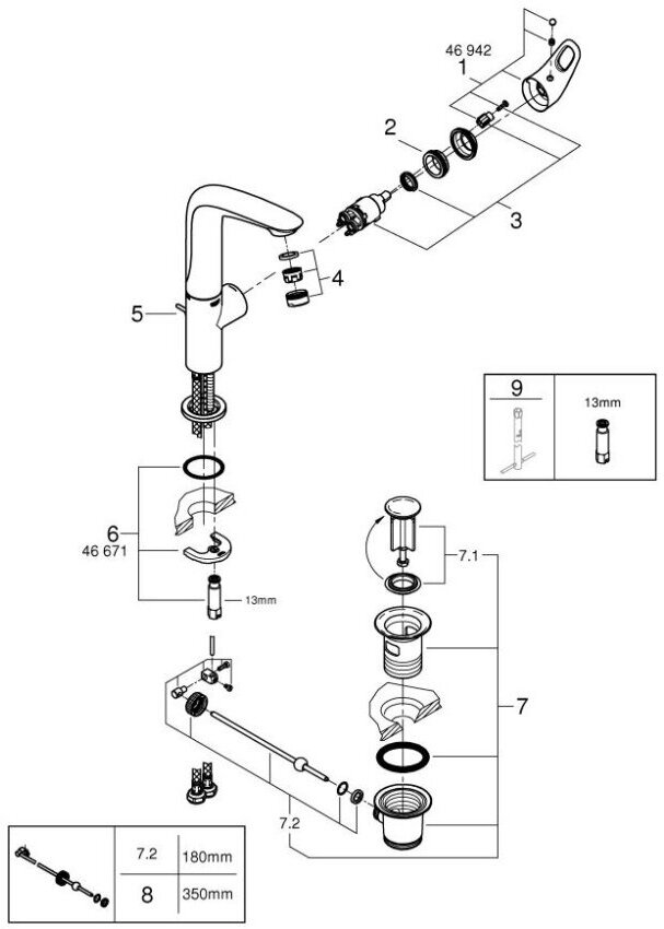 Смеситель Grohe - фото №12