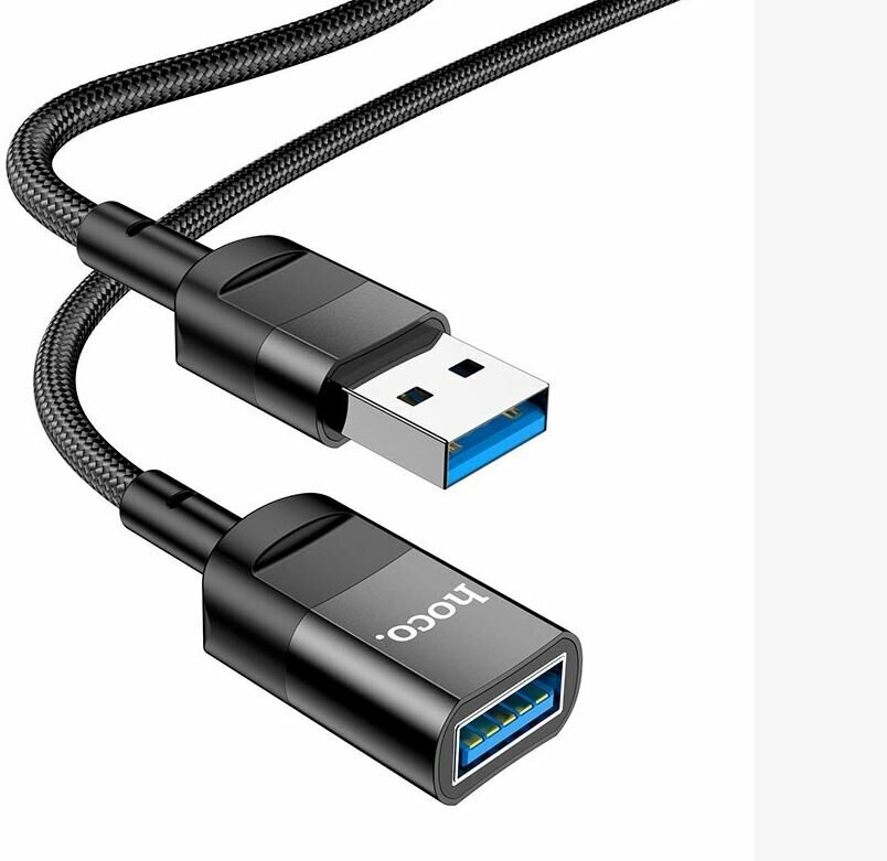 Кабель удлинитель USB AM-AF USB 3.0 1.2м U107 черный