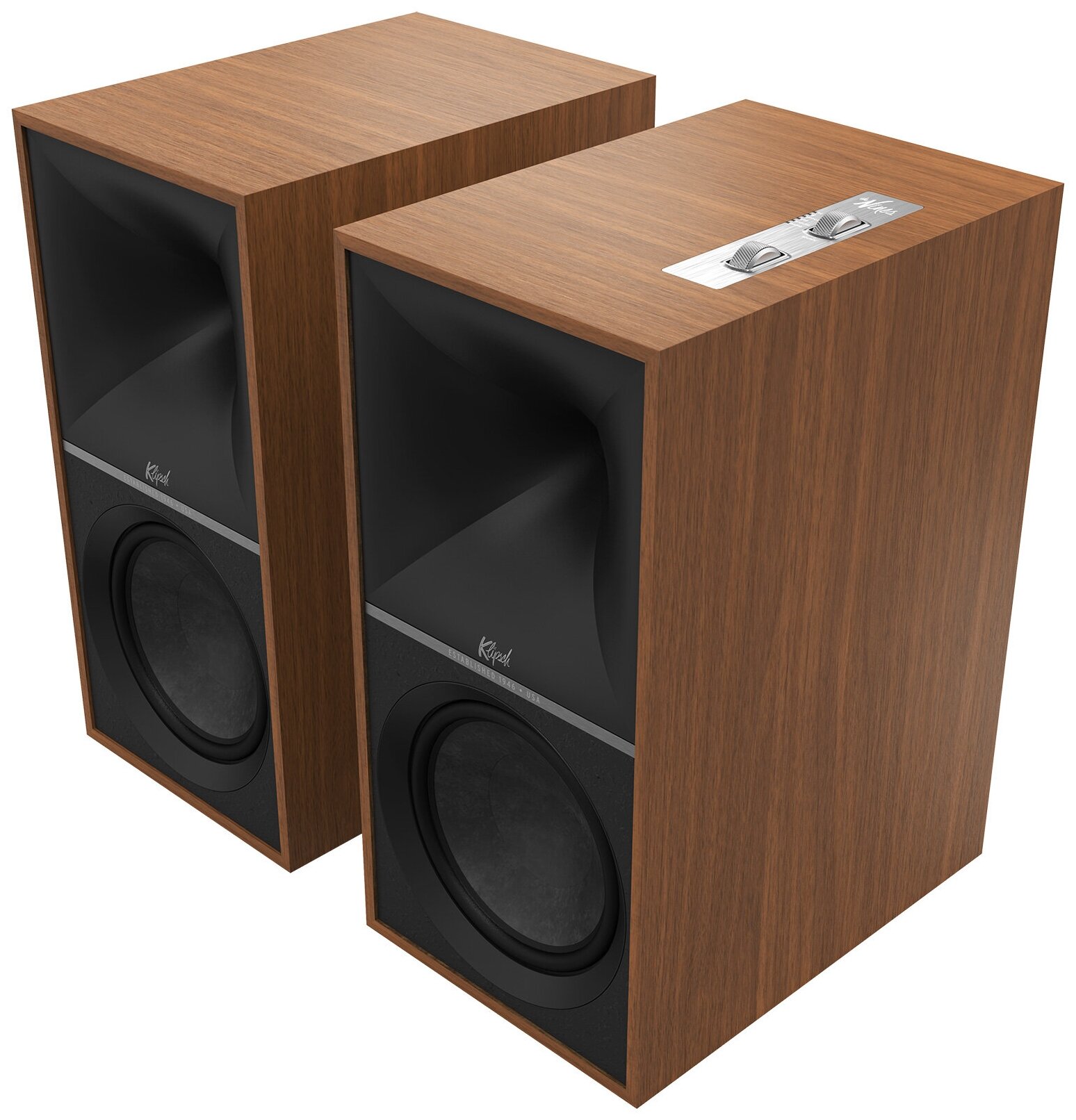 Klipsch The Nines walnut активная полочная акустика