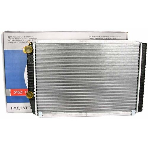 Радиатор охлаждения алюминиевый Nocolok Уаз Патриот с 2008 года (ЗМЗ 409 ЕВРО-3, 4, 5 , IVECO) (ШААЗ) 31631А-1301010