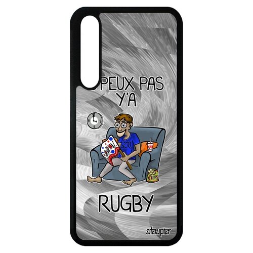 фото Чехол хуавей p20 про уникальный дизайн не могу - смотрю регби! болельщик игра utaupia