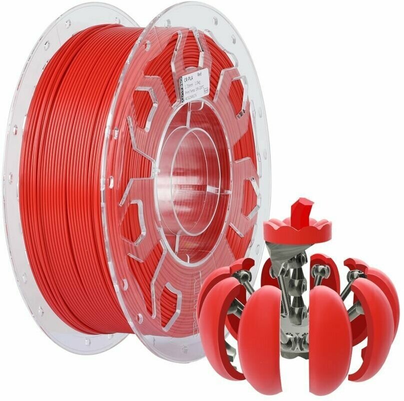 Филамент Creality CR-PLA Matte PLA 3D Printing 1.75мм. Красный (Strawberry red)1 кг.