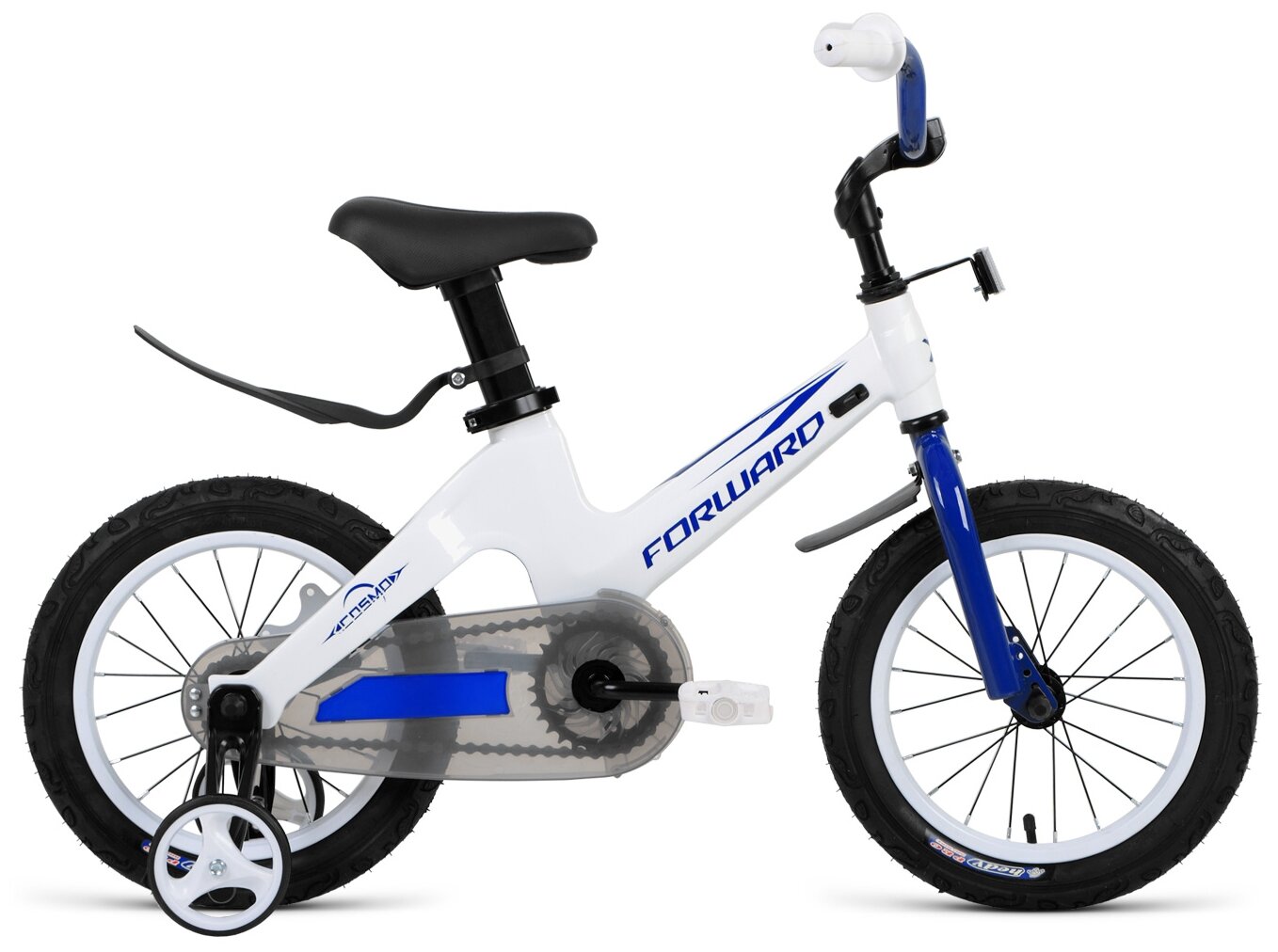 Детский велосипед FORWARD Cosmo 14 (2021) белый (требует финальной сборки)