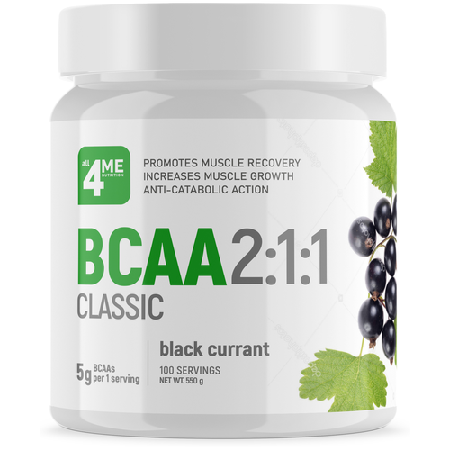 фото Аминокислоты незаменимые 4me nutrition bcaa 2:1:1 550 г вкус черная смородина