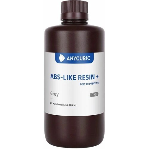 Фотополимер Anycubic ABS-Like Resin+ Серый, 1 л