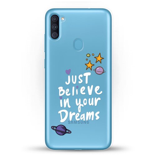фото Силиконовый чехол just believe на samsung galaxy a11 andy & paul