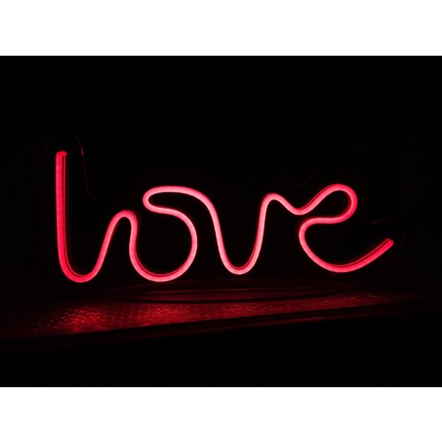 Светильник декоративный Неоновая вывеска Love