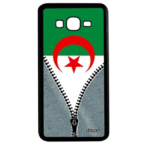 фото Чехол для мобильного galaxy grand prime, "флаг алжира на молнии" туризм патриот utaupia