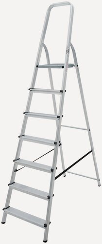Изображение товара Стремянка алюминиевая Новая Высота NV 1110 7 ступеней для дома и ремонта