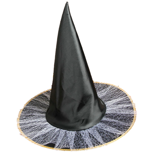 фото Карнавальная шляпа «ведьмочка», цвет белый страна карнавалия