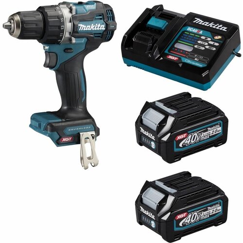 Дрель-шуруповерт аккумуляторная 65Нм XGT 40В 2х2Ач зу Makita DF002GA201 1716000₽