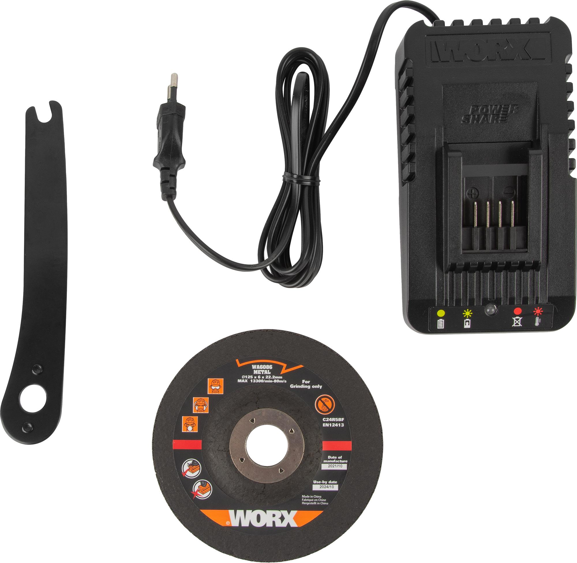 Аккумуляторная УШМ Worx WX812, 125 мм - фотография № 13