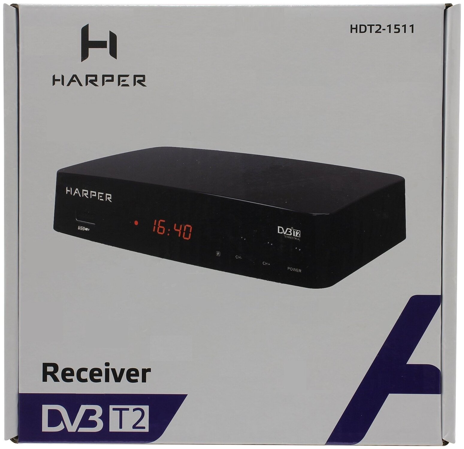 Ресивер DVB-T2 Harper - фото №5