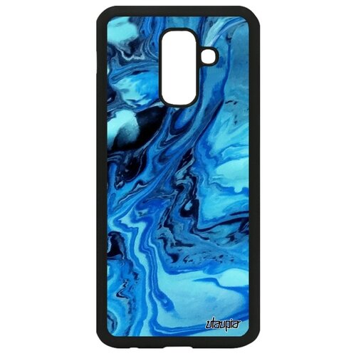 фото Чехол на телефон galaxy a6 plus 2018, "волны" узор краски utaupia
