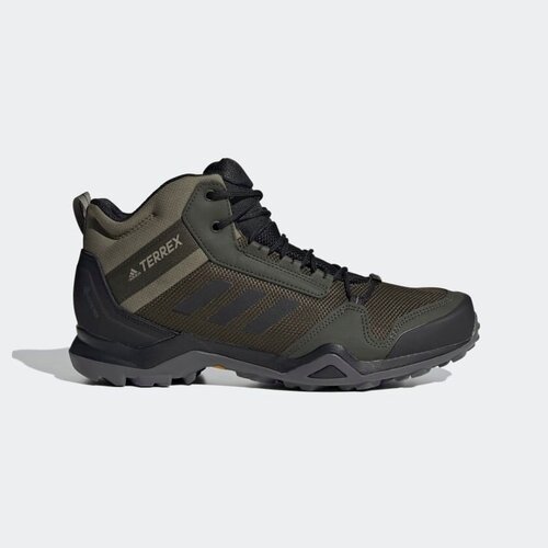 Кроссовки adidas Terrex AX3 MID GTX, полнота 10, размер 8uk, зеленый, черный кроссовки adidas terrex ax3 mid gtx art bc0466 8us