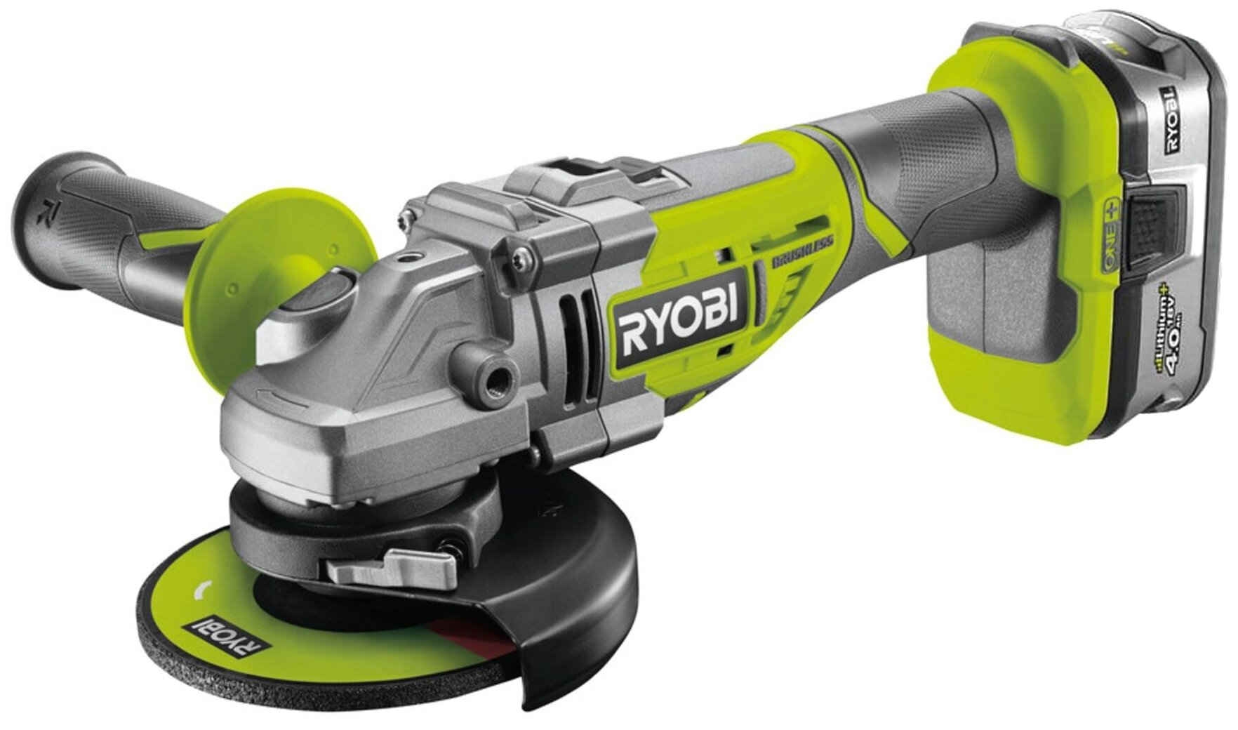 Аккумуляторная УШМ RYOBI R18AG7-140S ONE+ 125 мм