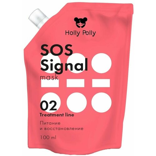 Маска для волос Holly Polly SOS-signal экстра-питательная 100мл х 3шт кондиционеры бальзамы и маски holly polly маска для волос экстра питательная sos signal