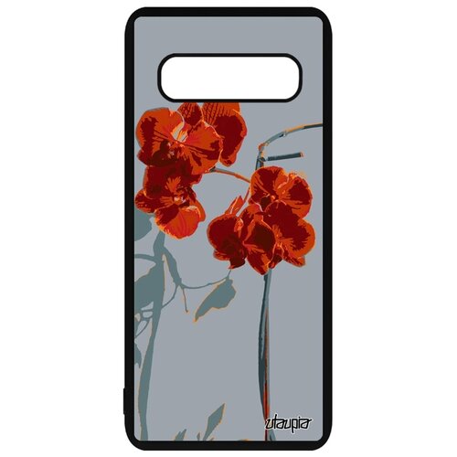 фото Чехол для смартфона galaxy s10, "цветы" бутон акварель utaupia