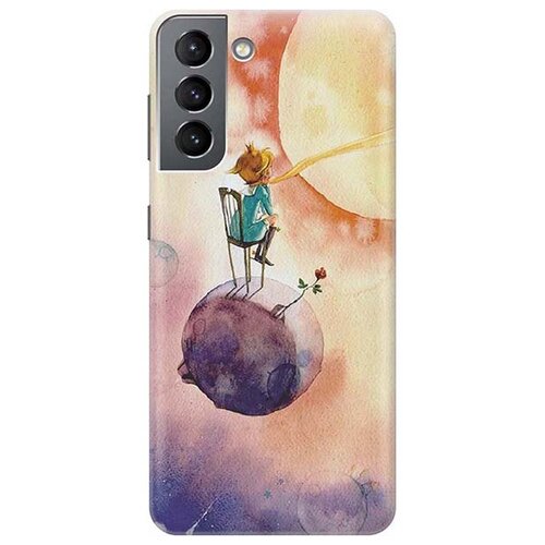 Чехол - накладка ArtColor для Samsung Galaxy S21 с принтом Маленький принц чехол накладка artcolor для samsung galaxy m51 с принтом маленький принц