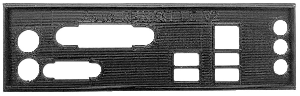 Заглушка для компьютерного корпуса к материнской плате Asus M4N68T LE V2 black
