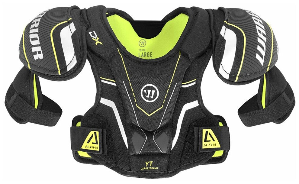 Защита груди/плеч дет. WARRIOR DX YTH Shoulder Pad арт.DXSPYTH-S/M,р.S/M,пласт., пена,полиэс.,чер DXSPYTH9-S/M