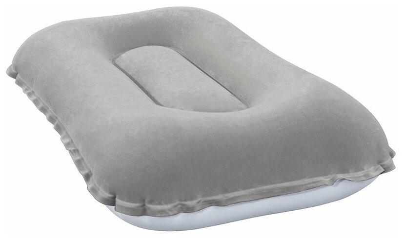 Надувная подушка Bestway Flocked Air Pillow 67121, 42х26 см, синий - фотография № 14