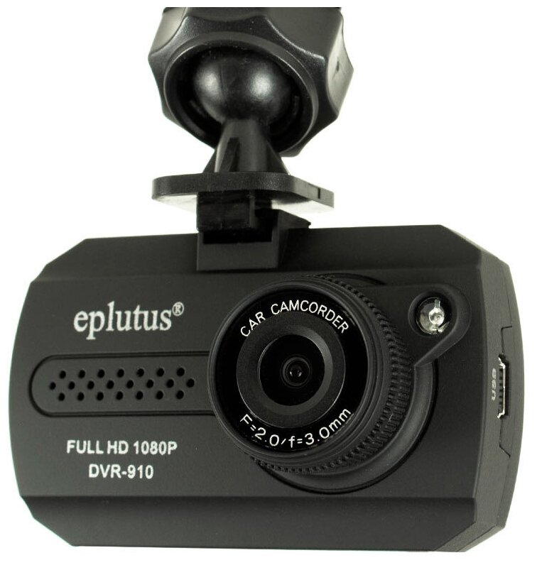 Автомобильный видеорегистратор Eplutus DVR-910 компактный с записью на SD карту