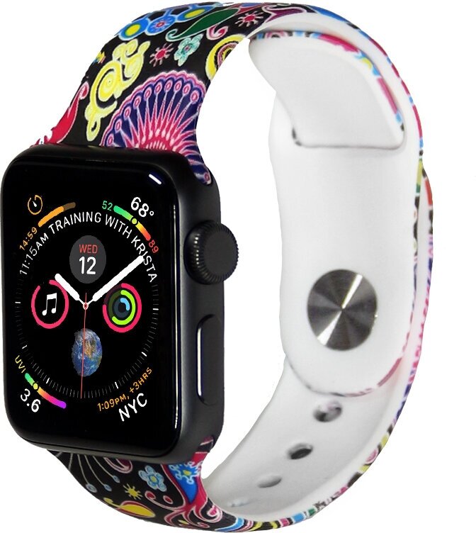 Ремешок (силиконовый) для часов Apple Watch 42/44/45/49 mm/размер L color